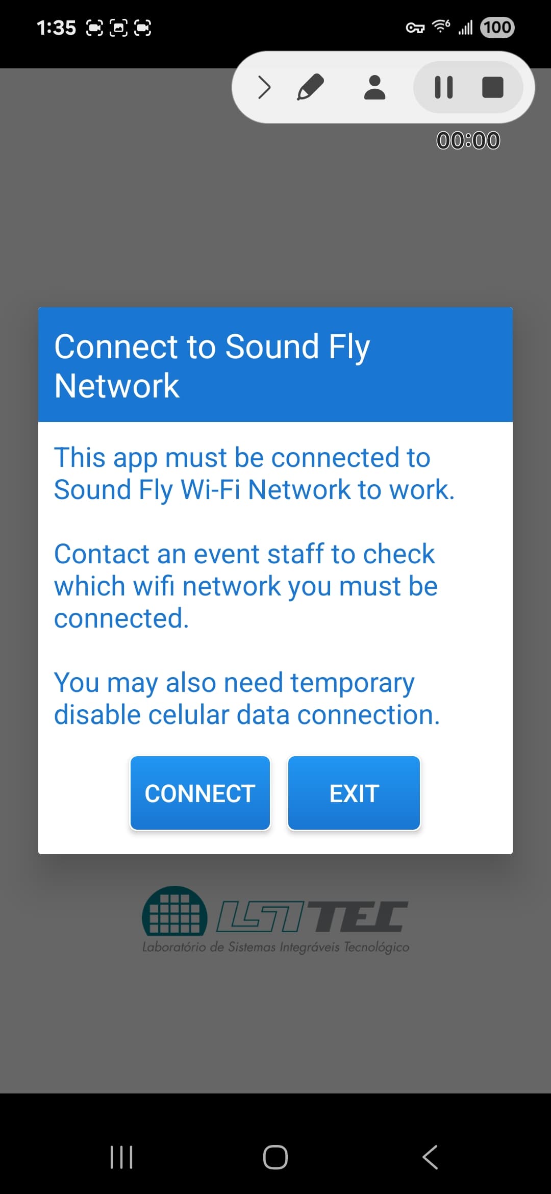 Sound Fly interface 2