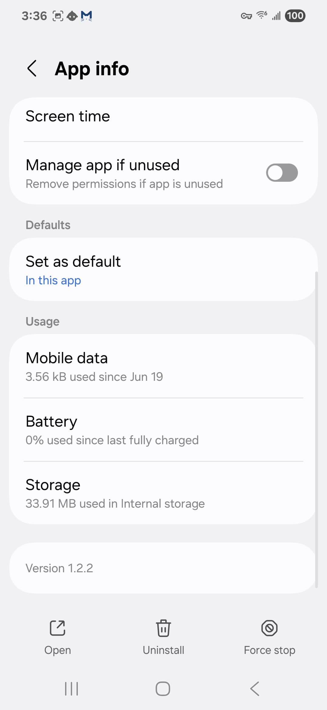TFTactics VirusTotal report - Android permission view 2