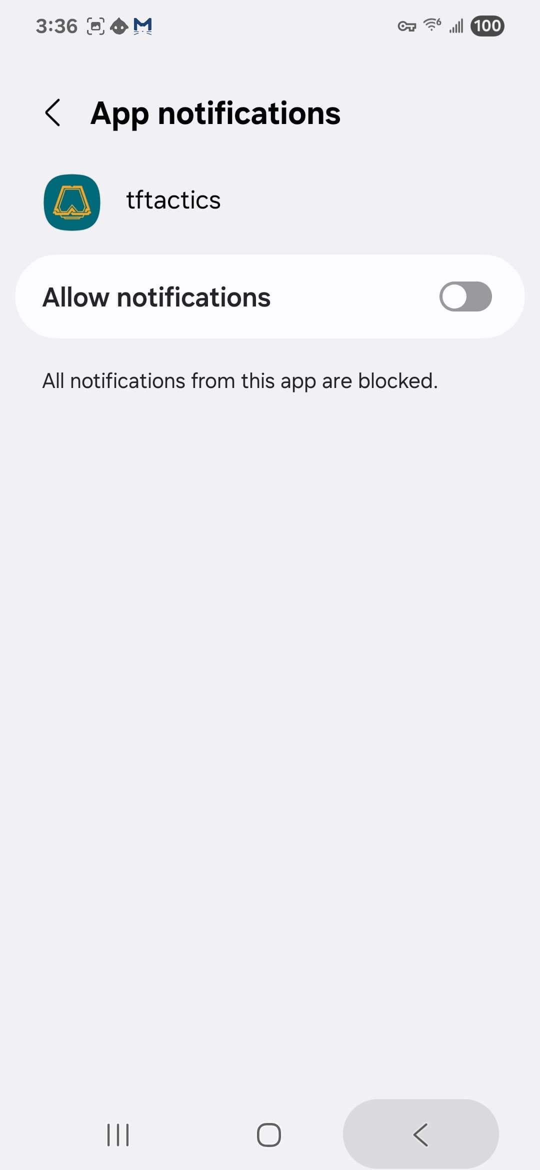 TFTactics VirusTotal report - Android permission view 3