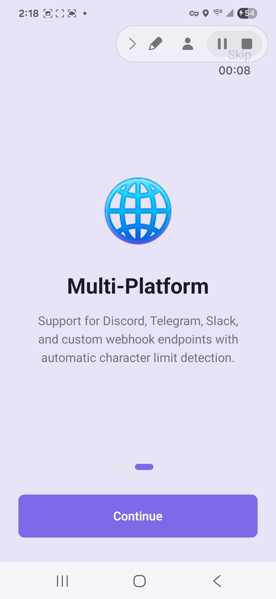 Discohook - Webhook Messages Android screenshot - Screenshot_20260715_141830_Discohook