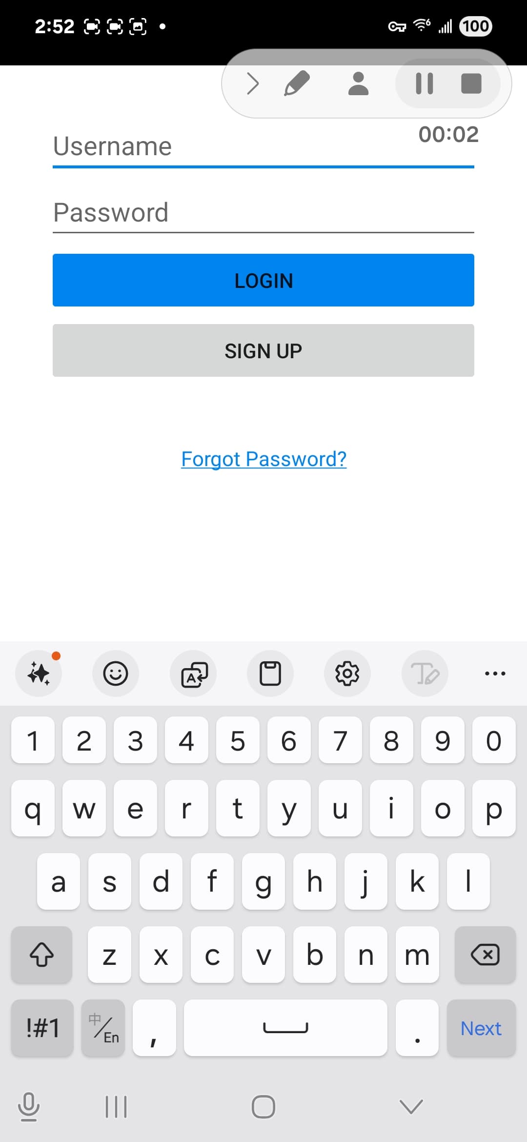 Chatango interface 1