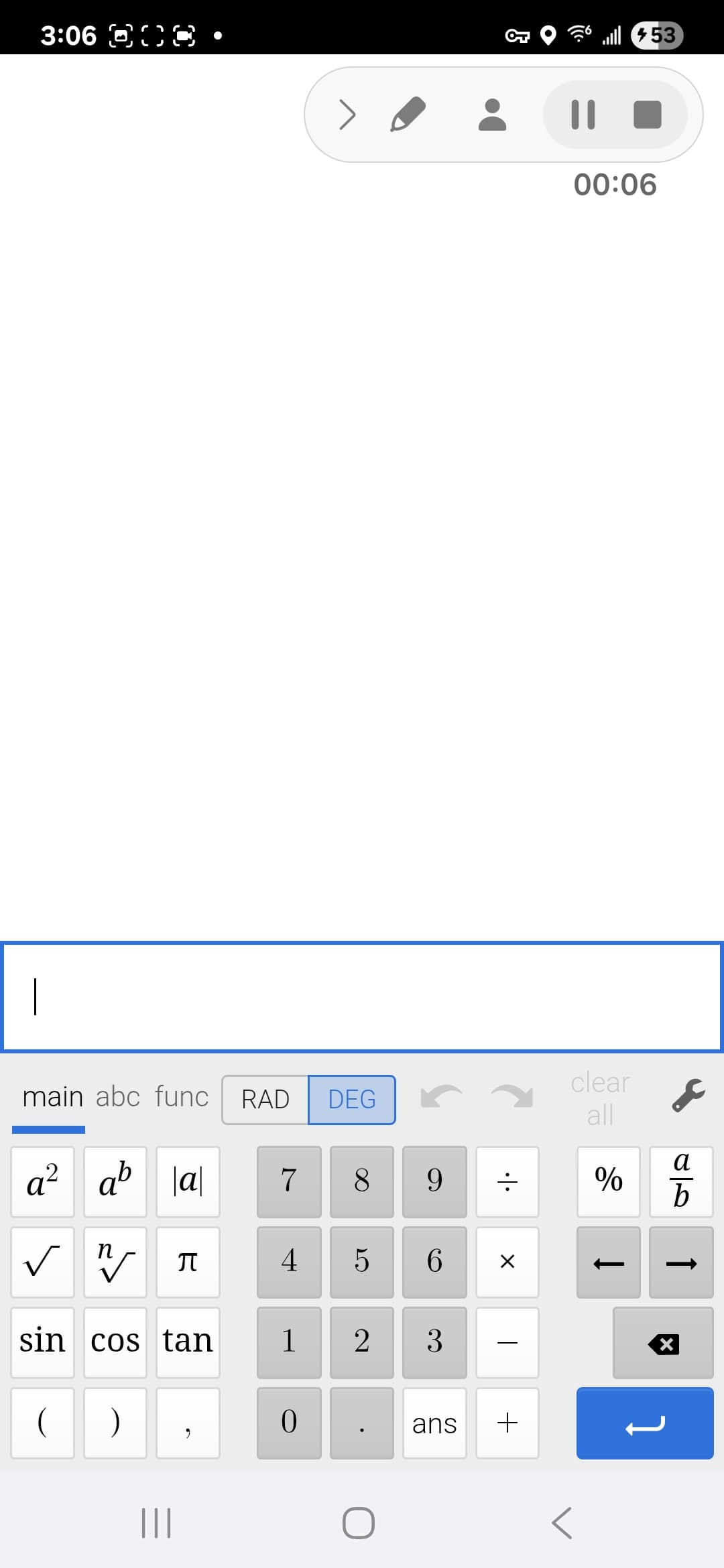 Desmos Scientific Calculator screen 2