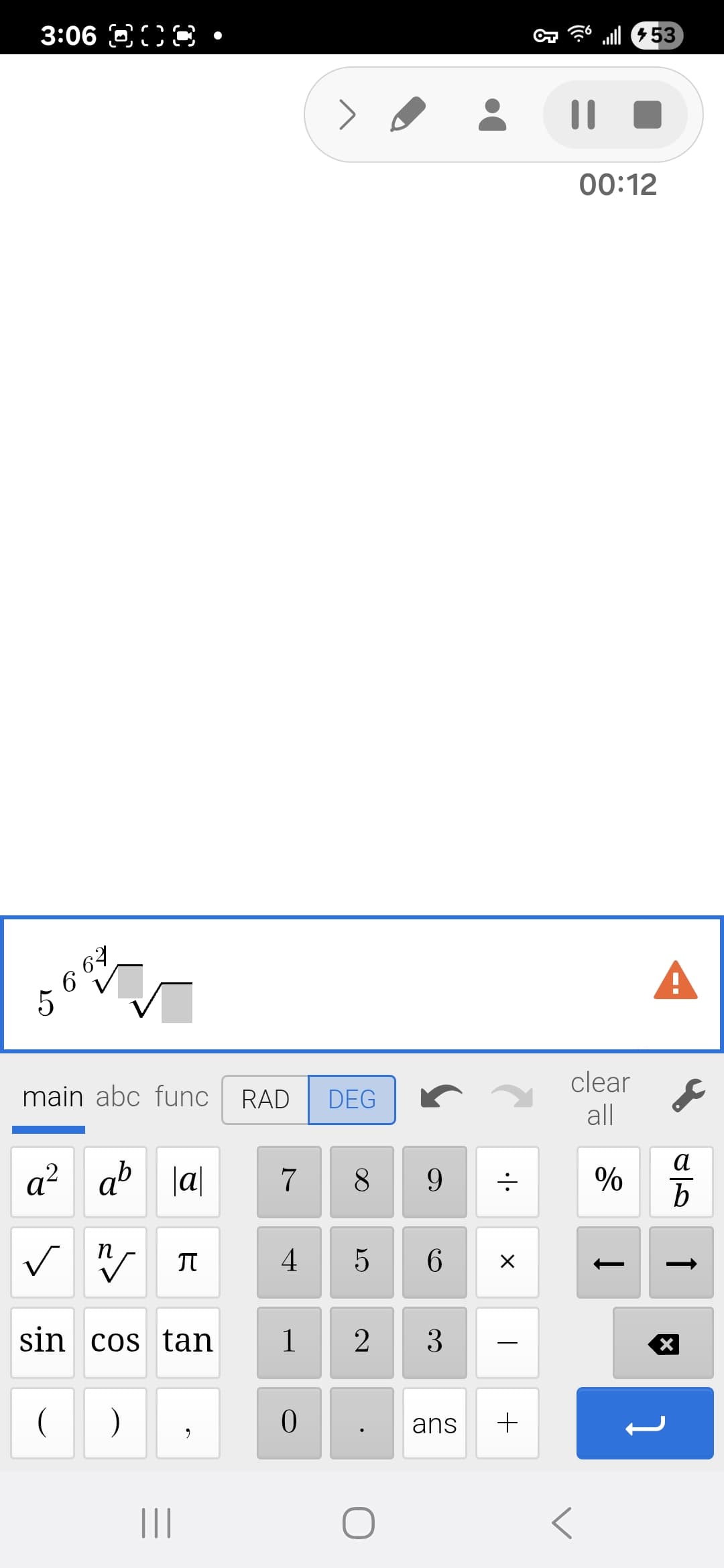 Desmos Scientific Calculator screen 3