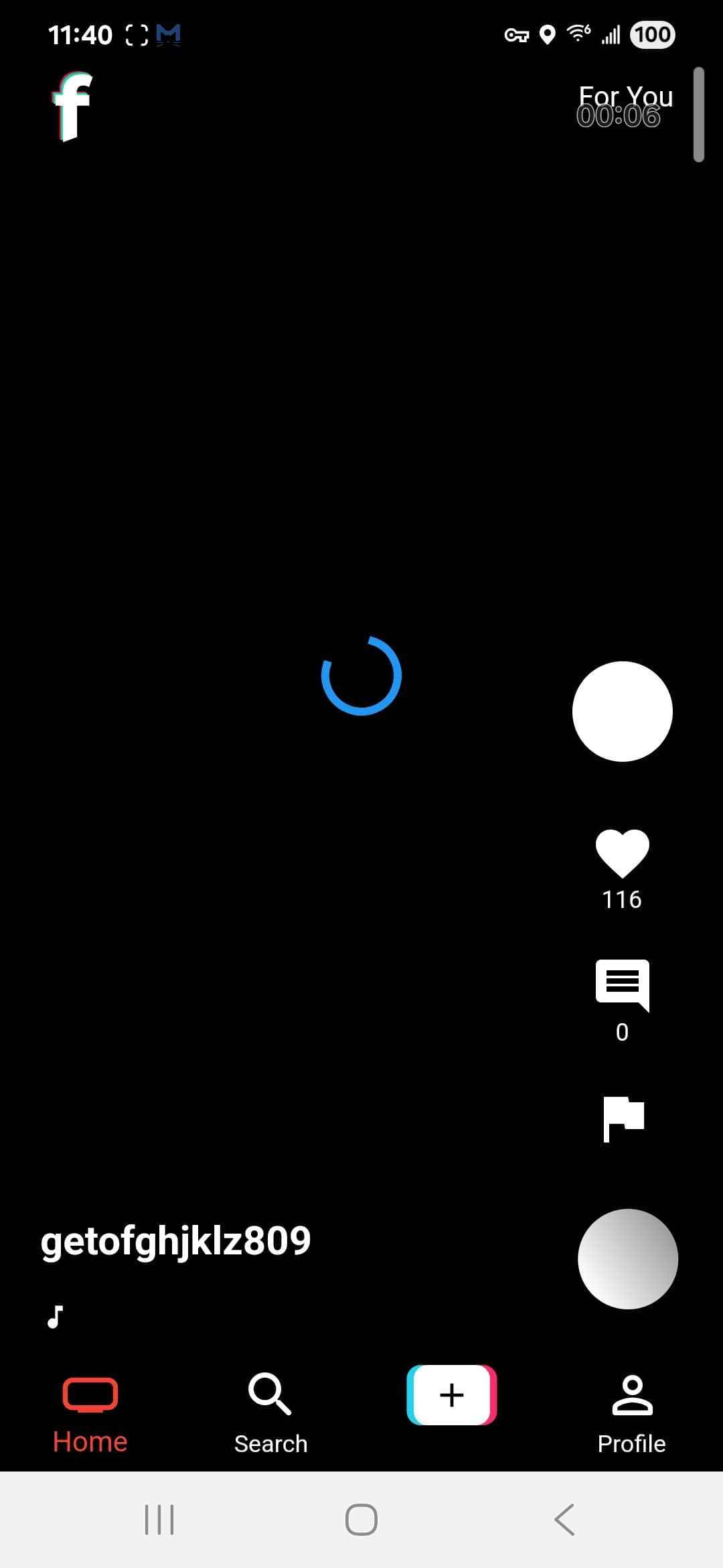 FikFap Android screenshot - For You feed