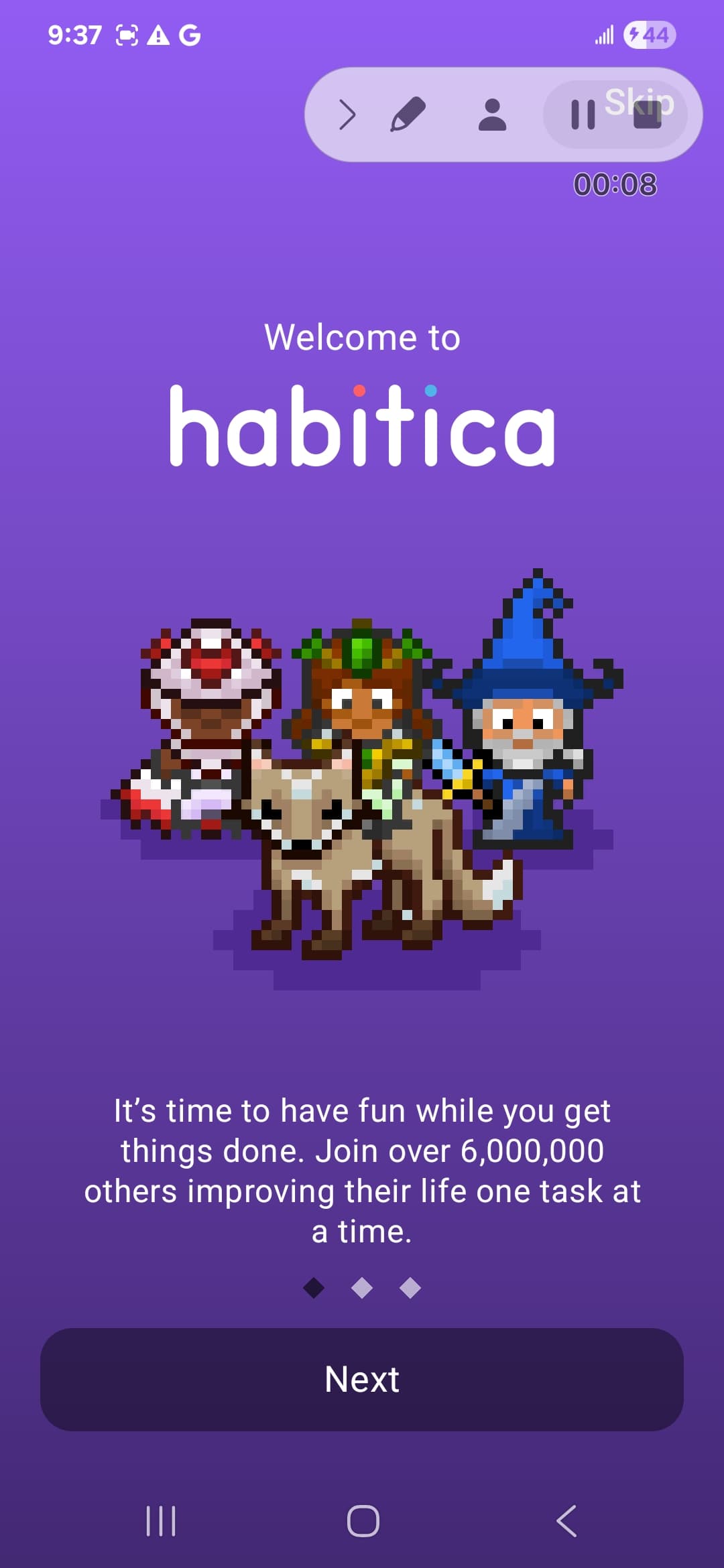 Habitica: Gamify Your Tasks Android screenshot - Screenshot_20260715_093745_Habitica