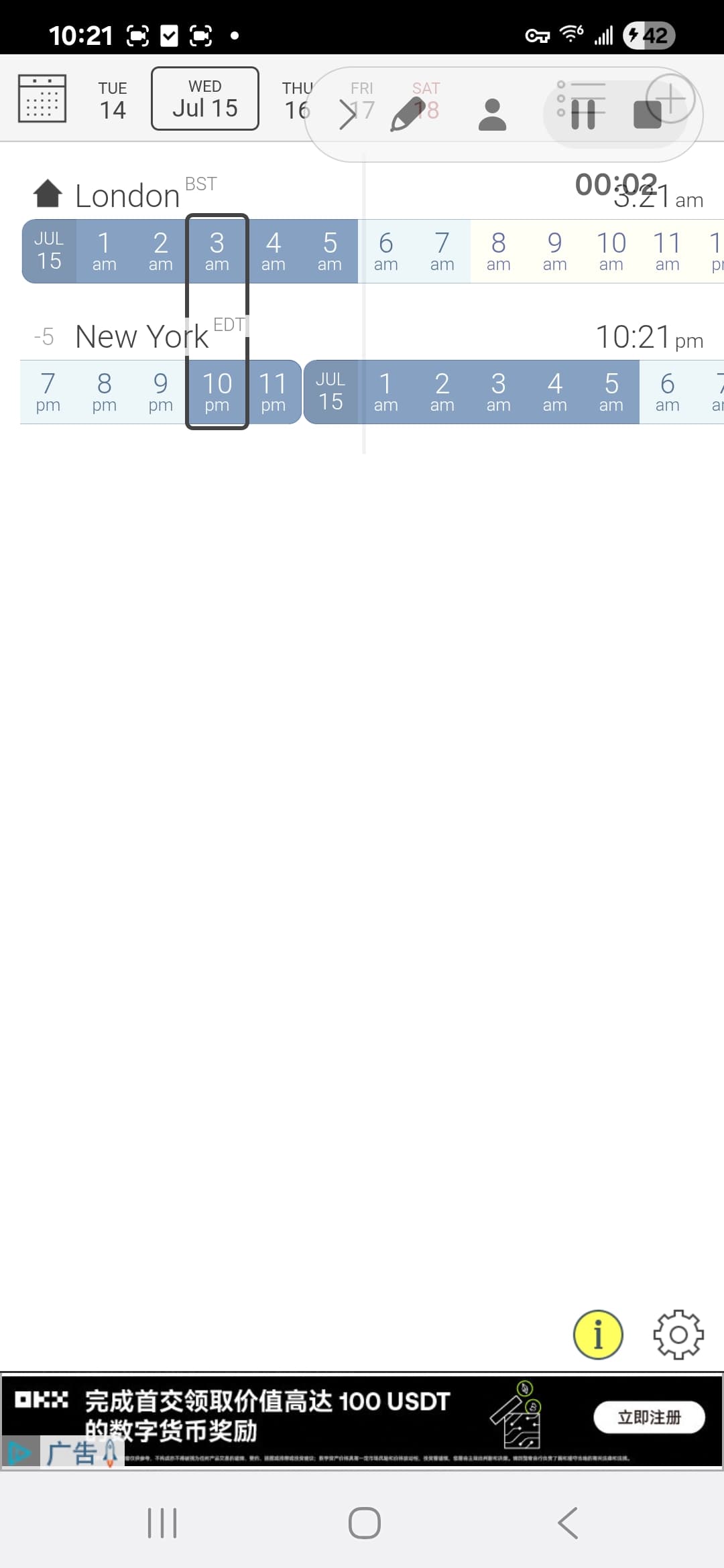 Time Buddy - Clock & Converter Android screenshot - Screenshot_20260715_102100_Time Buddy
