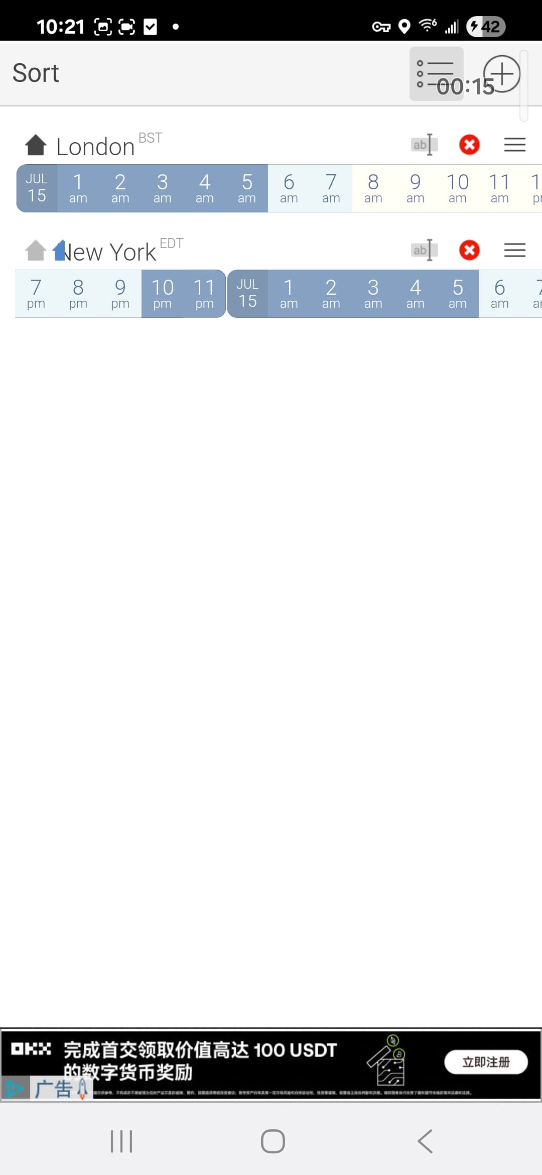 Time Buddy - Clock & Converter Android screenshot - Screenshot_20260715_102114_Time Buddy