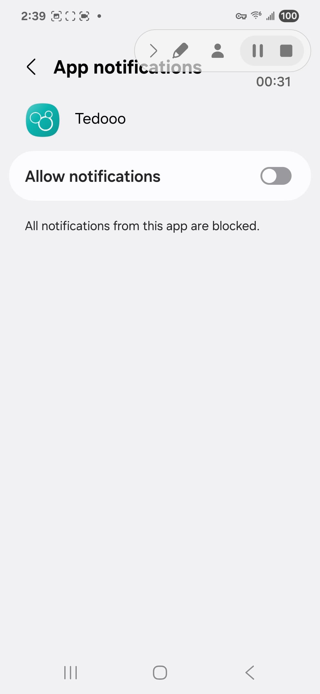 Tedooo VirusTotal report - Android system view 3