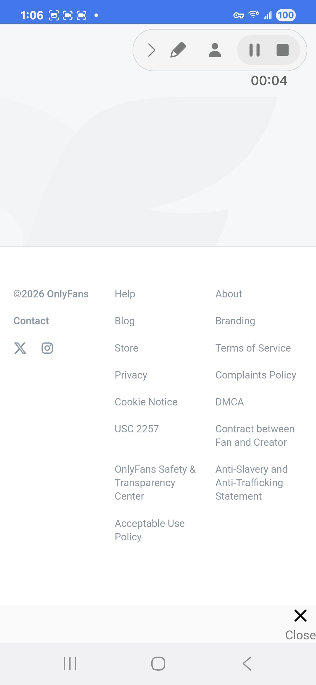 OnlyFans interface 1