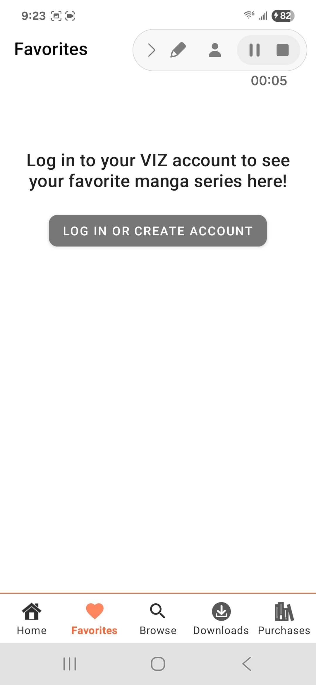 Shonen Jump Manga & Comics interface 2