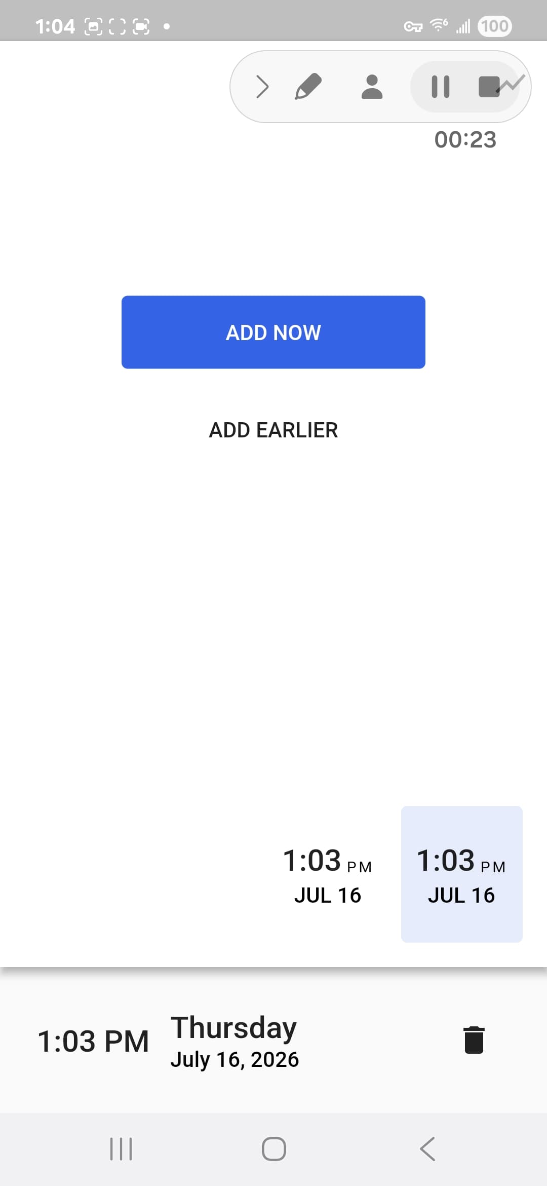 FapTap entry screen
