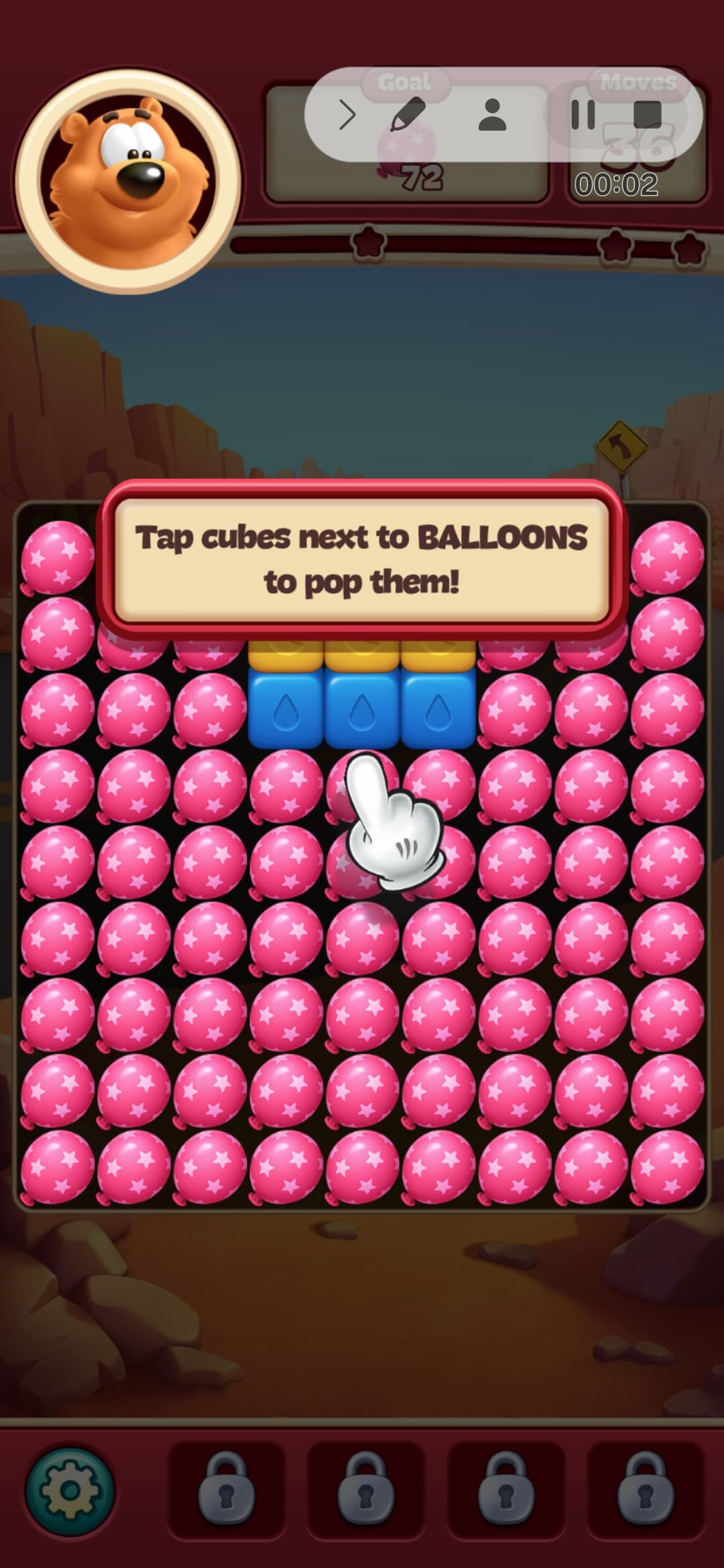 Toon Blast interface 1