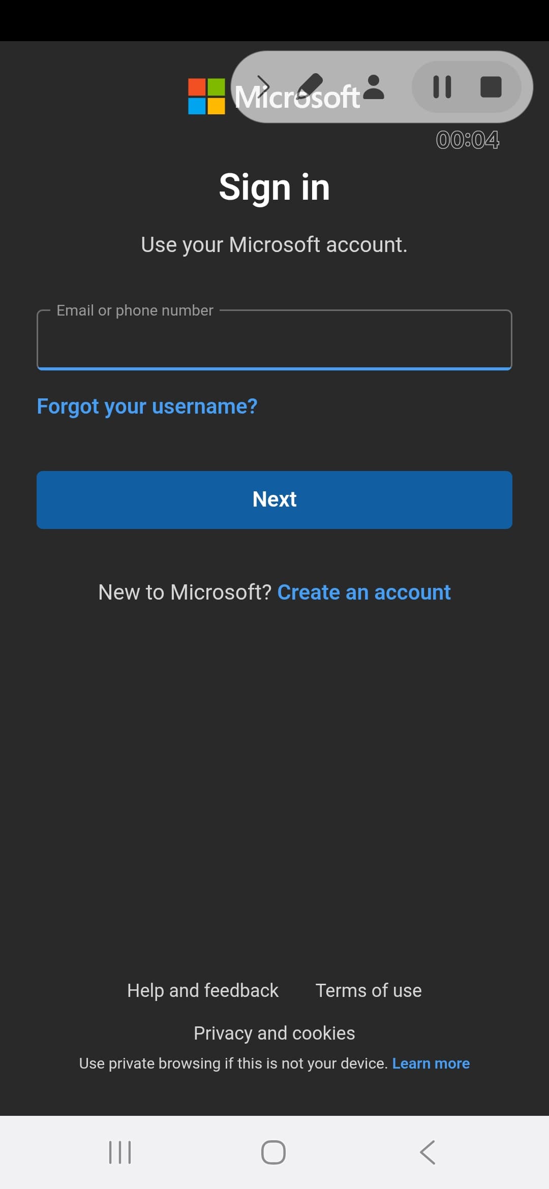 myHU Android screenshot - Screenshot 1