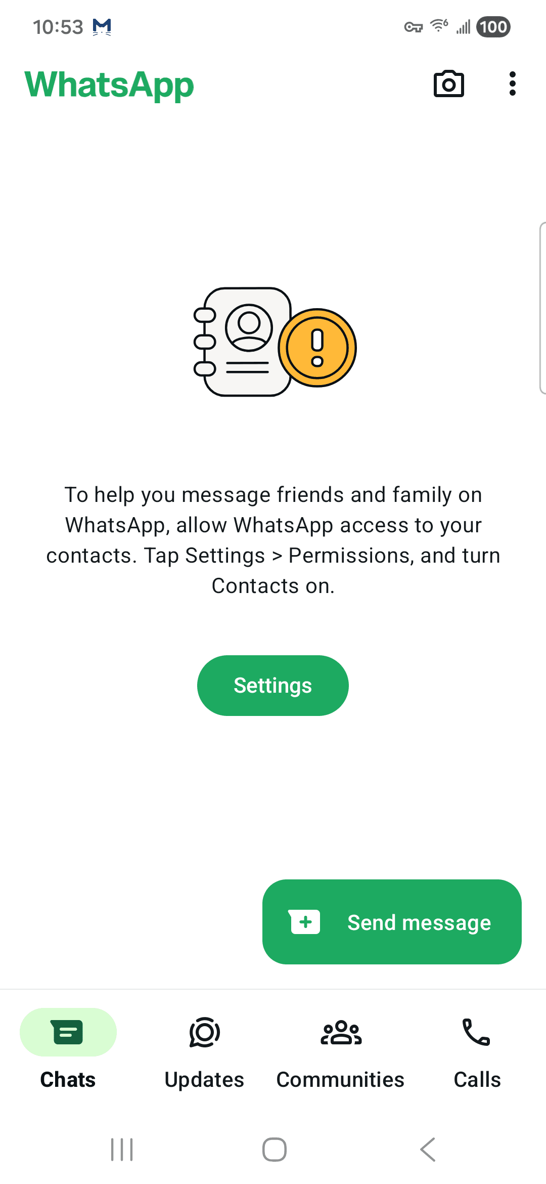 WhatsApp Android screenshot - Screenshot 1