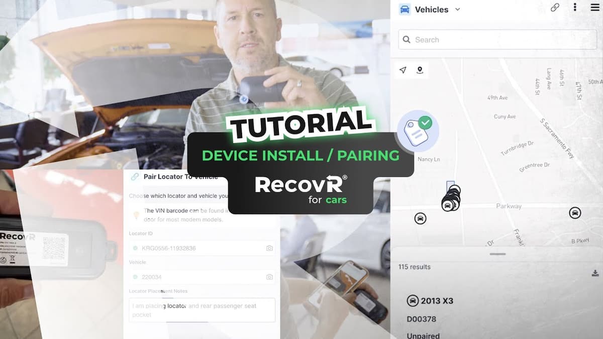 RecovR: Vehicle Theft Recovery third-party video thumbnail