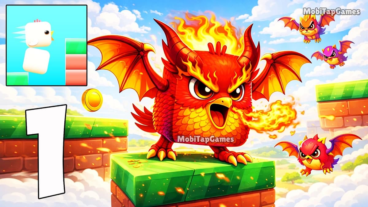 Square Bird - Flappy Chicken third-party video thumbnail