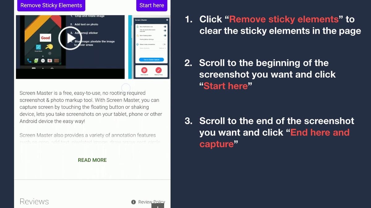 Screen Master third-party video thumbnail