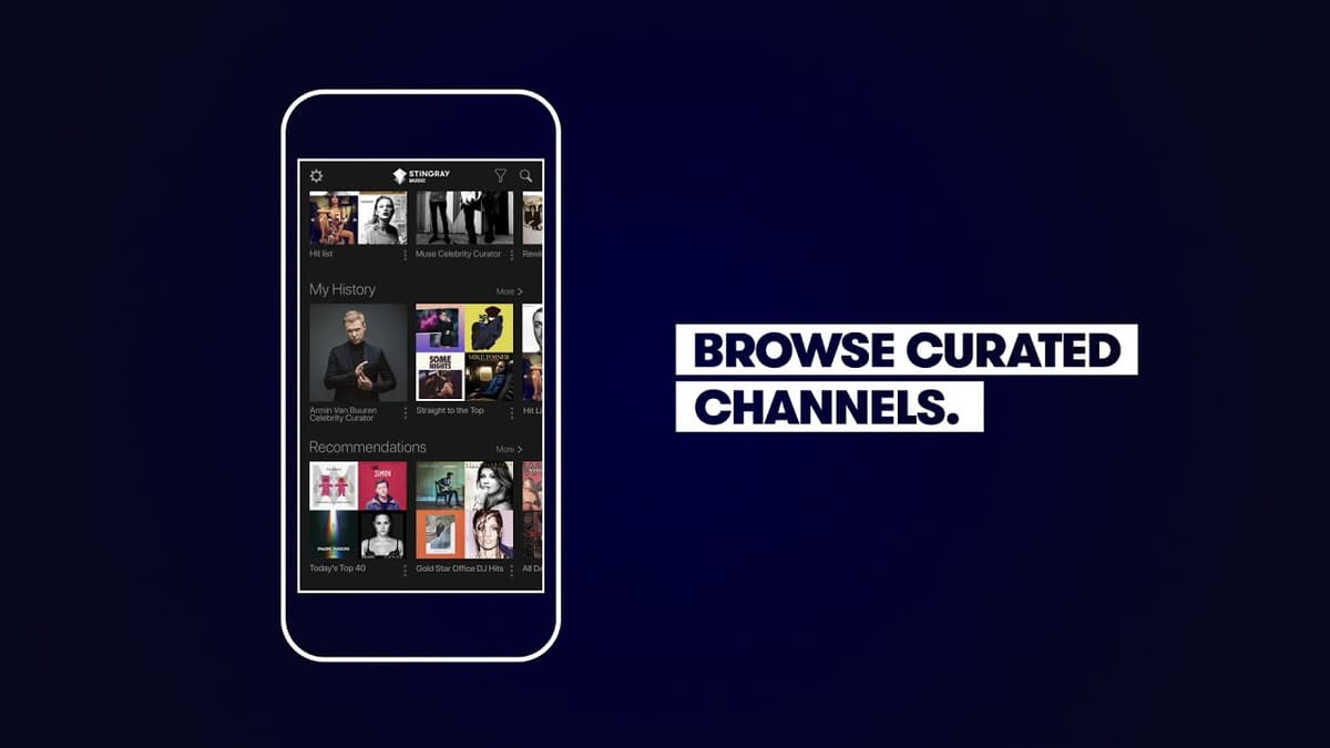 Stingray Music third-party video thumbnail