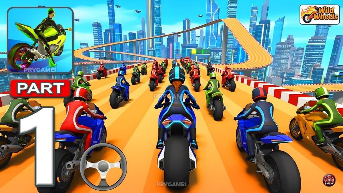 Wild Wheels: Bike Racing third-party video thumbnail
