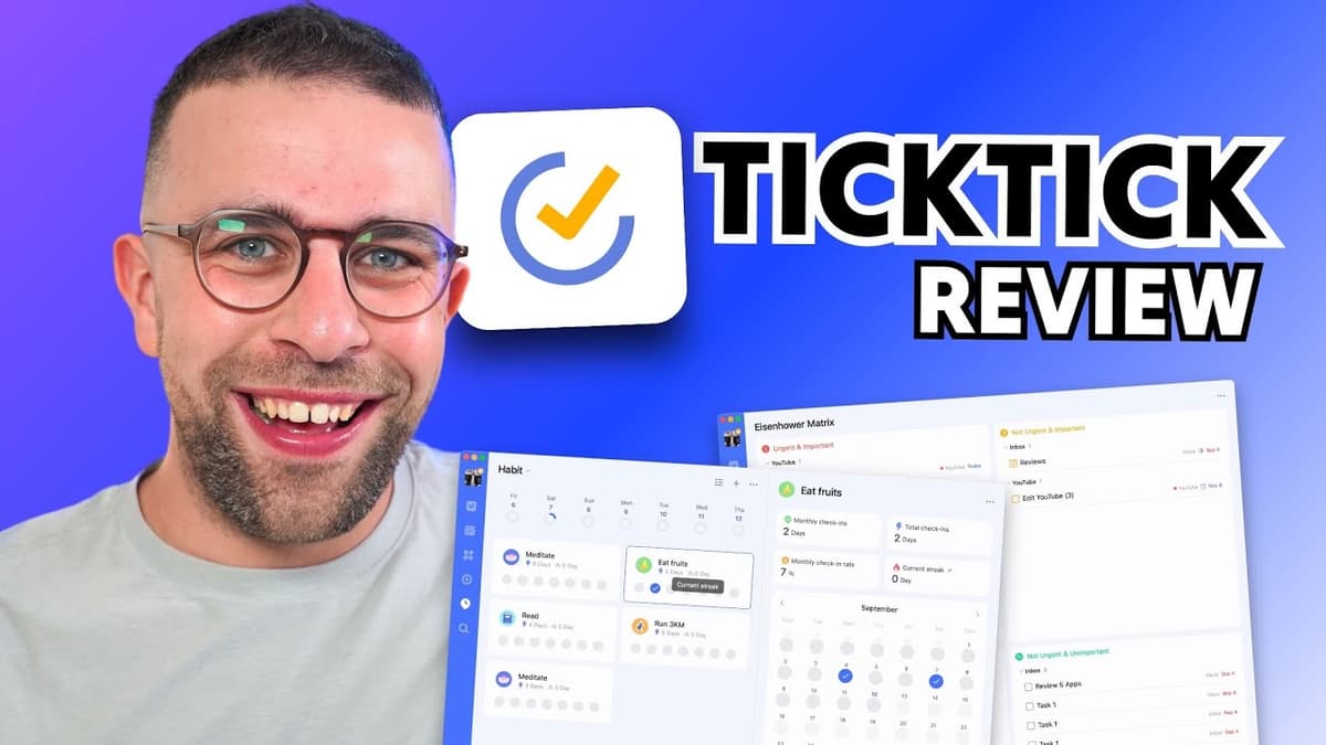 TickTick:To Do List & Calendar third-party video thumbnail