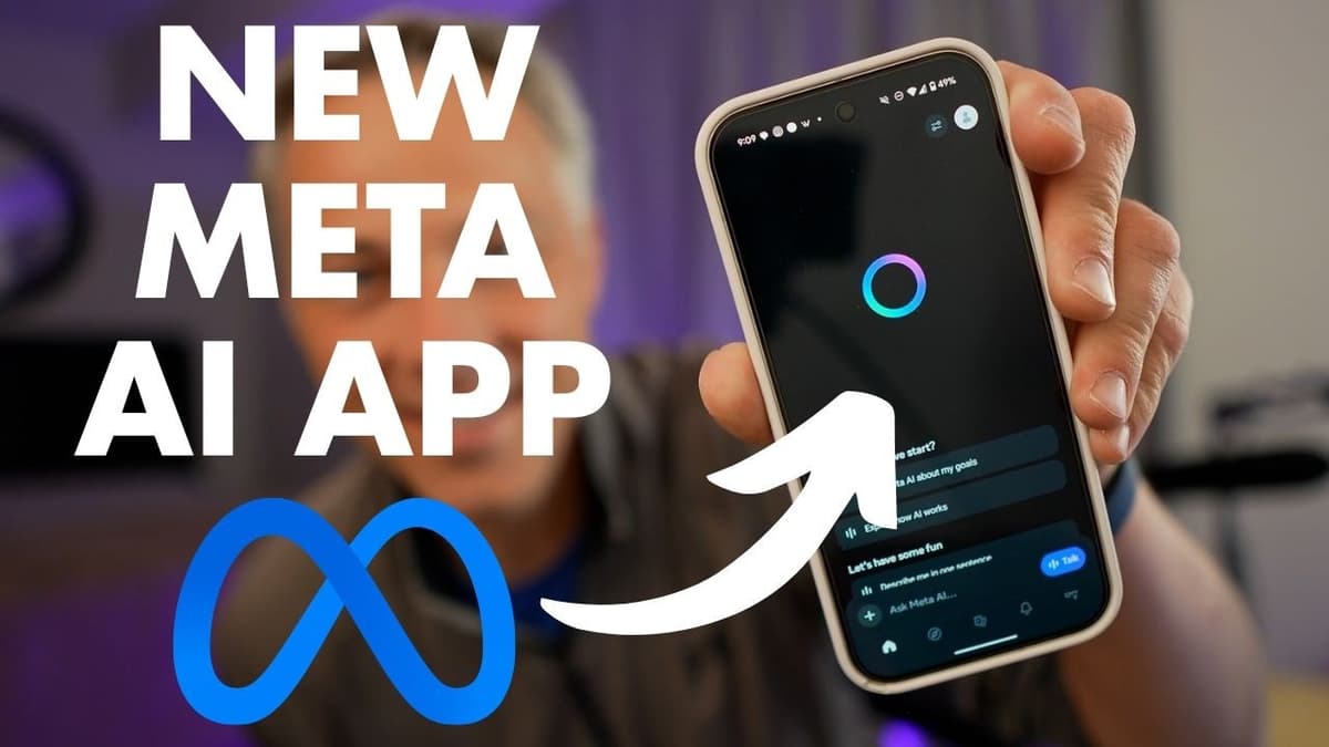Meta AI third-party video thumbnail