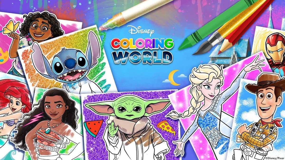 Disney Coloring World third-party video thumbnail