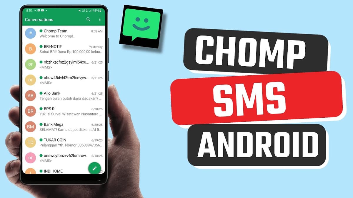 Chomp SMS third-party video thumbnail