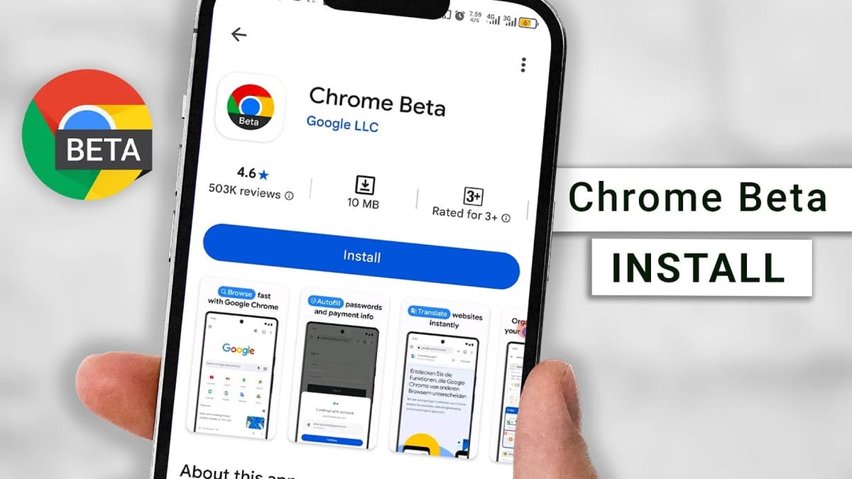 Chrome Beta third-party video thumbnail