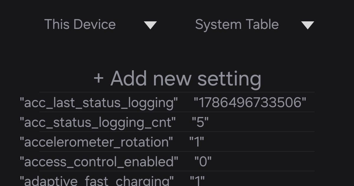 4A Settings Database Editor cover image