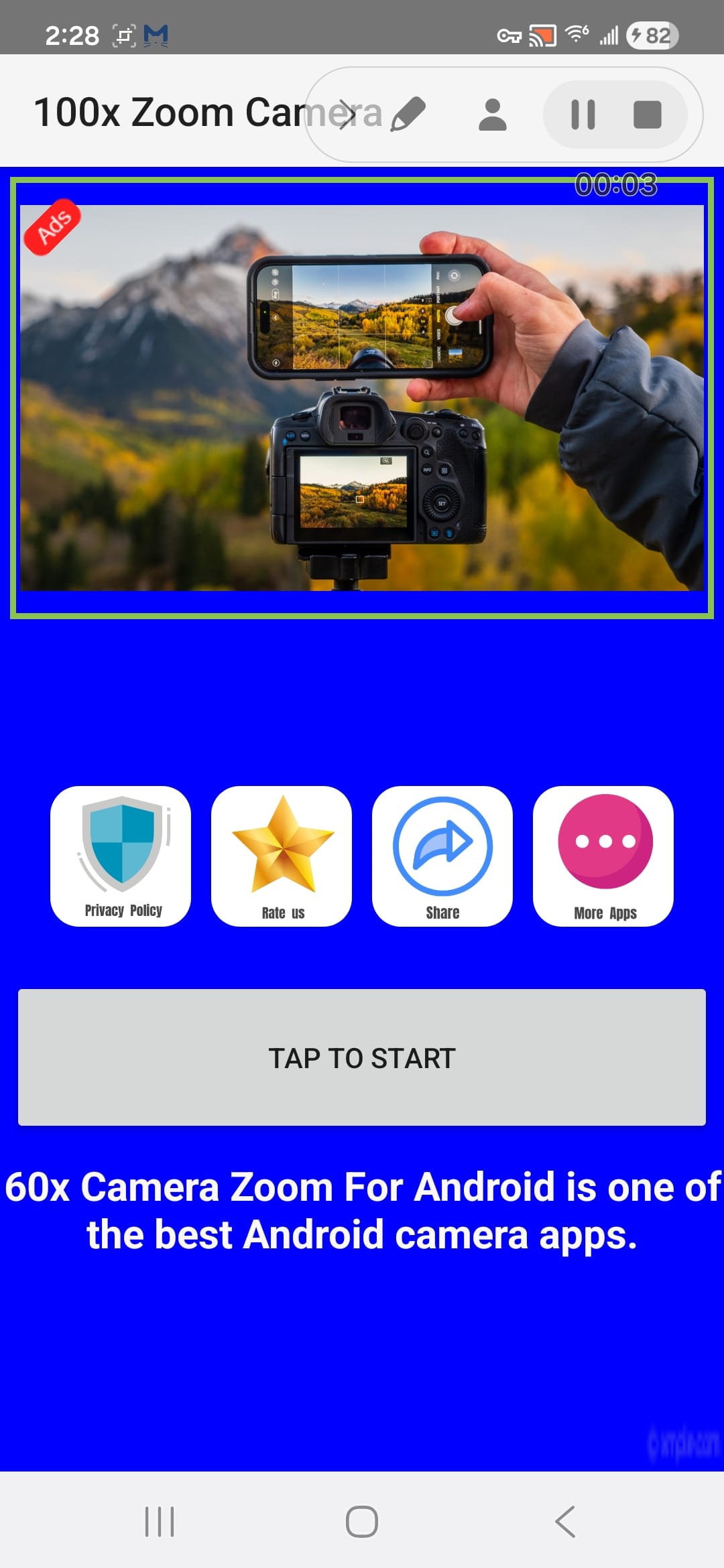 100x Zoom Camera cover image
