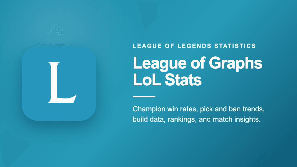 League of Graphs - LoL Stats cover image