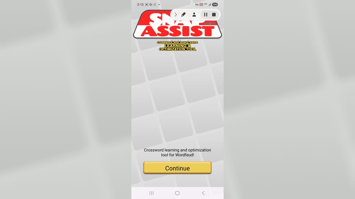 Snap Assist Wordfeud cover image