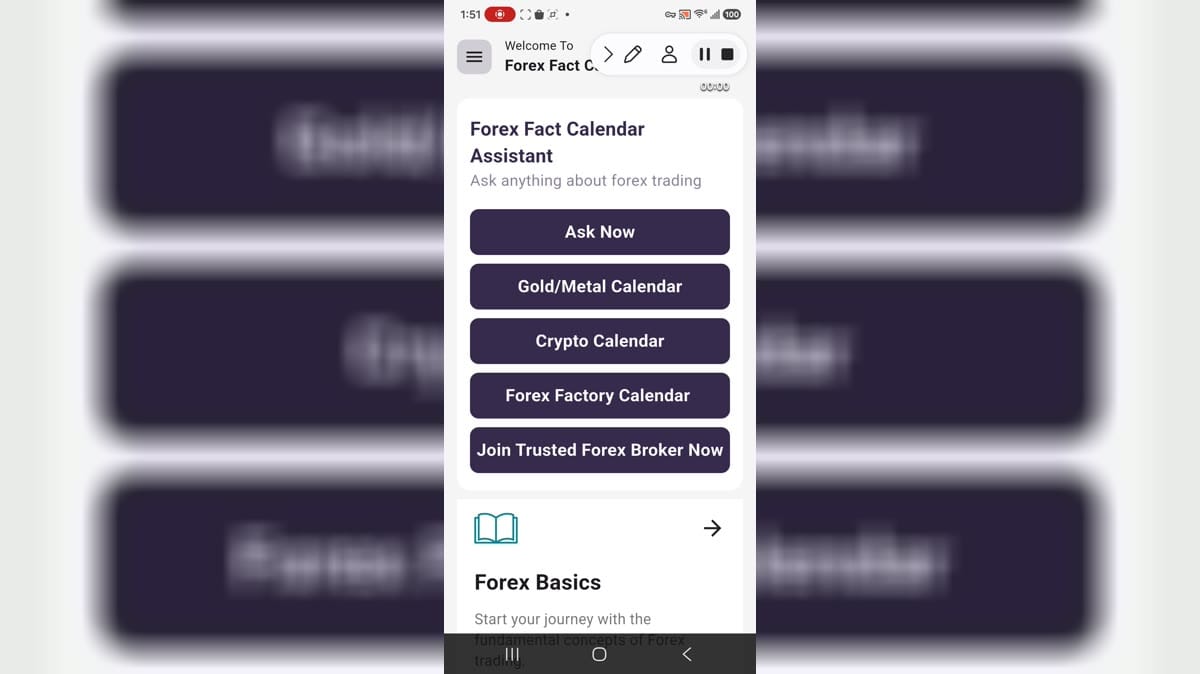 Forex Fact Calendar cover image