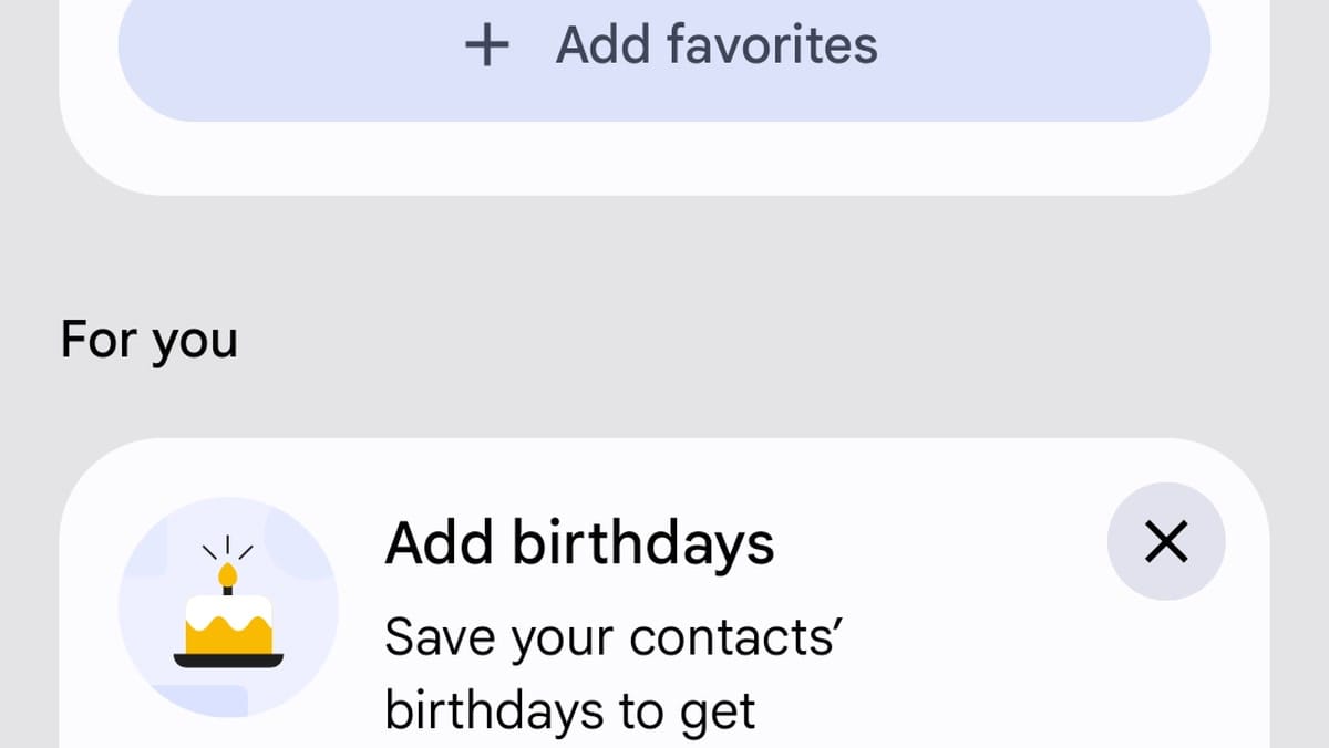 Contacts cover image