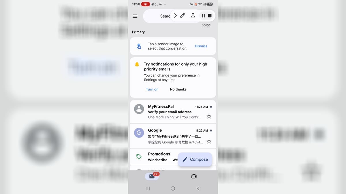Gmail cover image