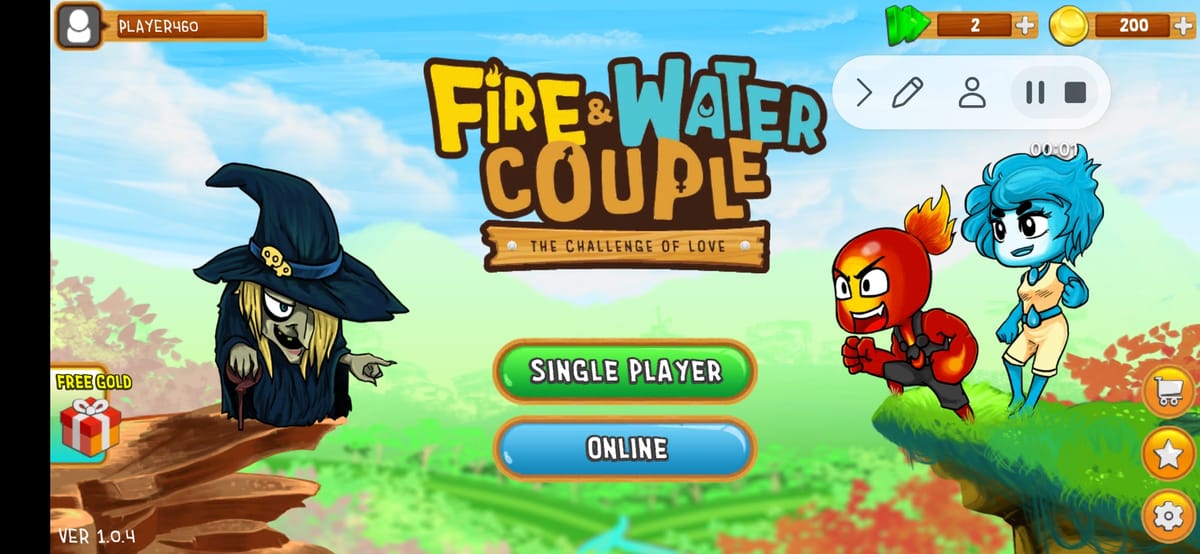 Fire and Water Couple cover image