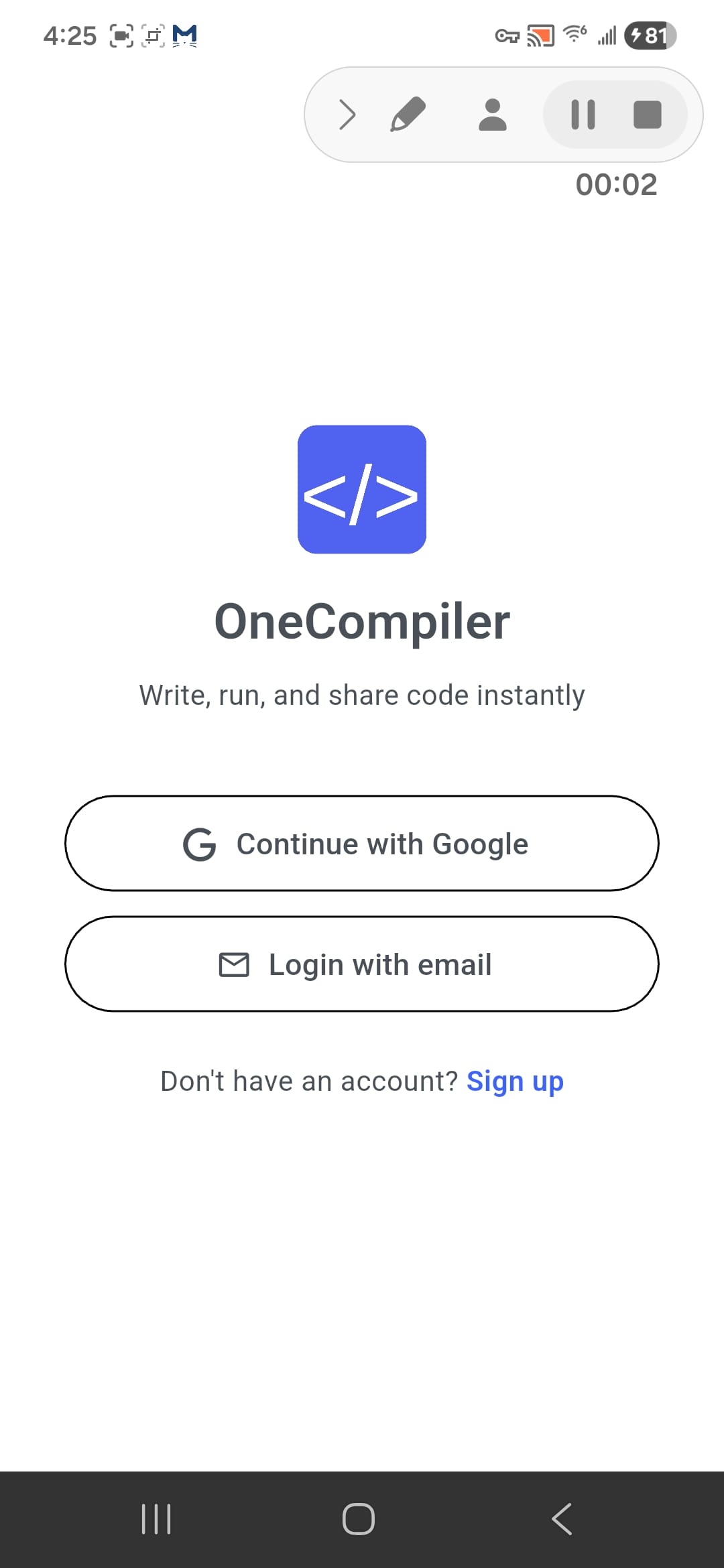 OneCompiler cover image