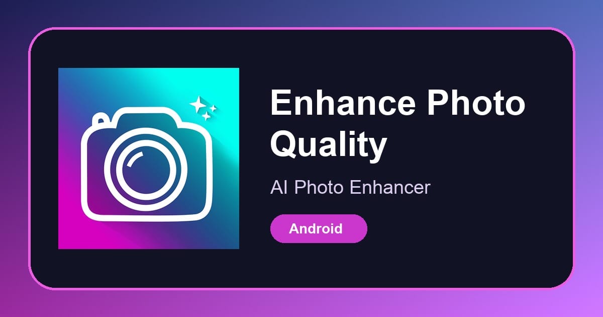 Enhance Photo Quality cover image