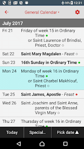 Catholic Calendar from Universalis cover image