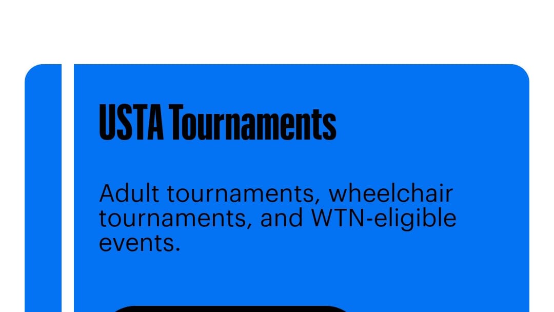 USTA Tennis cover image
