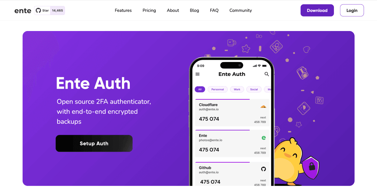 Ente Auth cover image