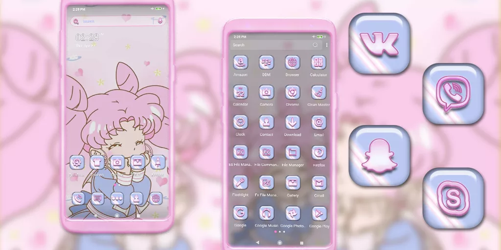 Kawaii Cute Girl Theme cover image